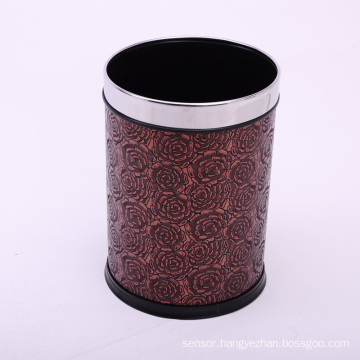 Leather Covered Garbage Bin for Guestroom (A12-1903U)